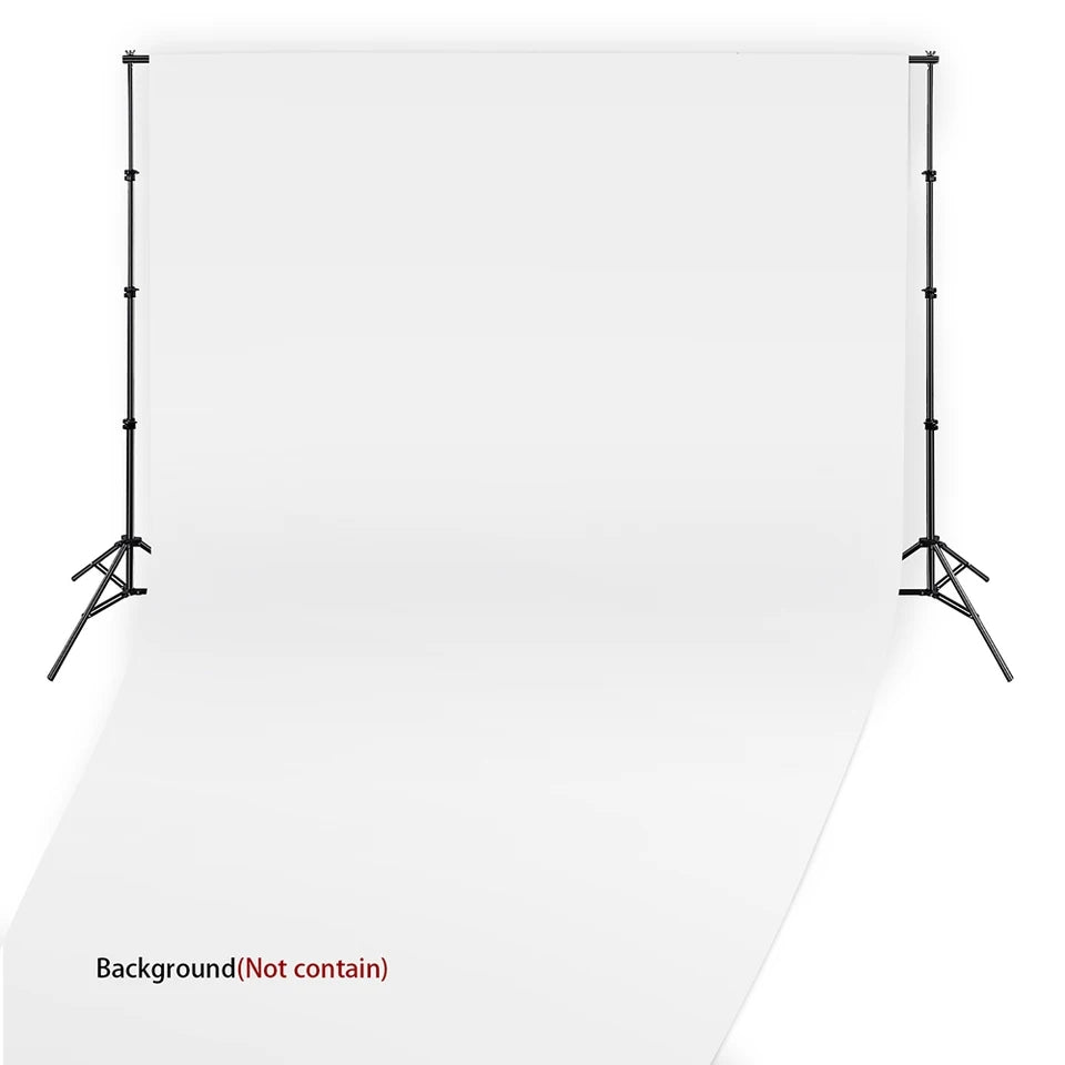 Heavy Duty Backdrop Support System 2.6m*3m for Photography Background Video Studio - HRIDZ