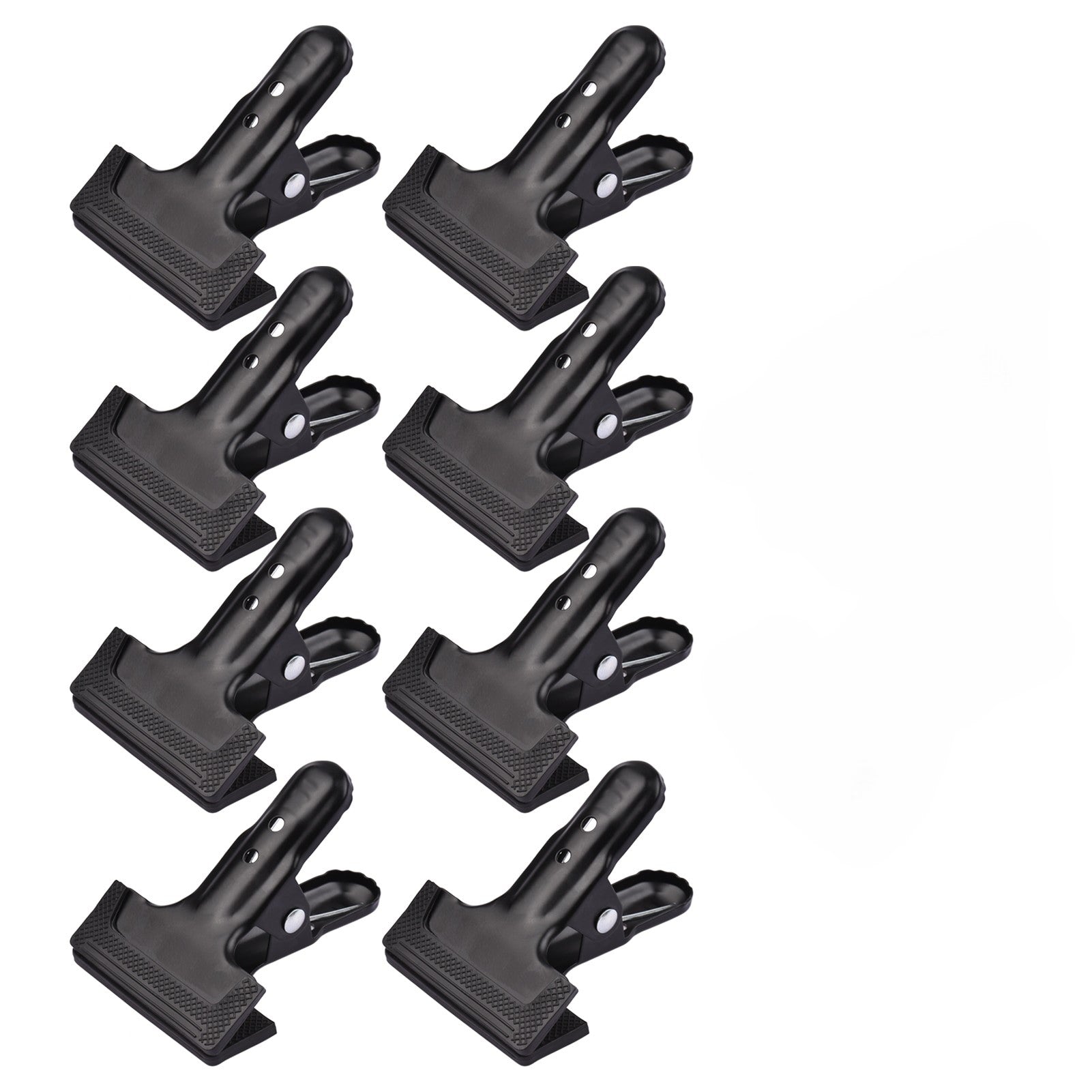 Up to 10Pcs HRIDZ Heavy Duty Spring Metal Clip Photography Backdrop Clamps with Rubber Pad - HRIDZ