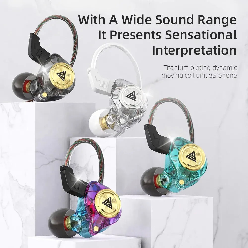 AK3 Wired In-Ear Monitor Earphone with Microphone HiFi Music Monitor Bass Headphone - HRIDZ