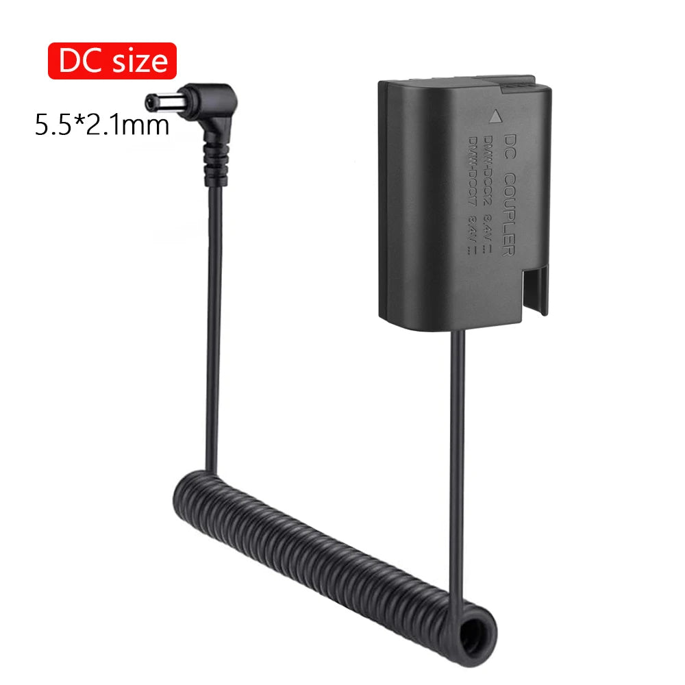 DMW-BLF19 DCC12 DMW-BLK22 DCC17 Dummy Battery For Panasonic DMC-GH3 GH4 GH5 GH5S GH6 DC-S5 DC-S5K G9 Camera