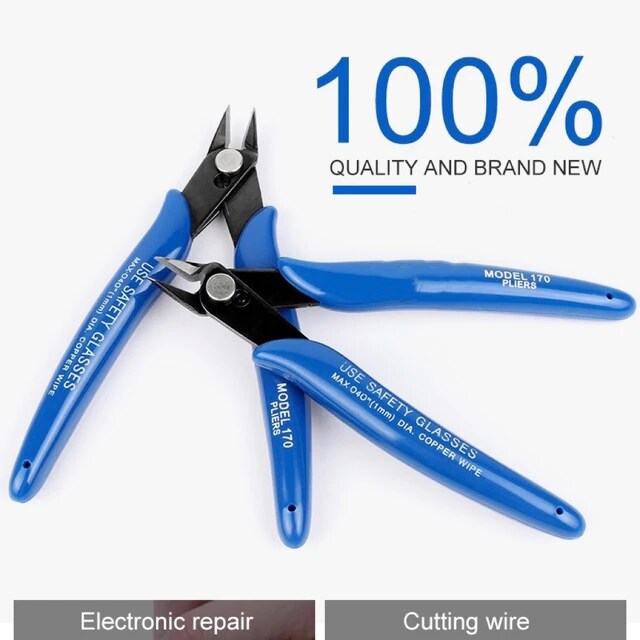 Flush Side Cutter Precision Shear Wire Snips Pliers Tool Diagonal Mini Cutters - HRIDZ