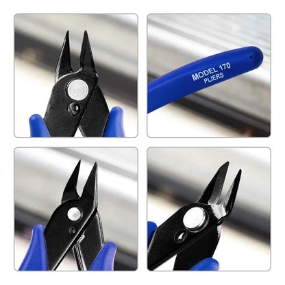 Flush Side Cutter Precision Shear Wire Snips Pliers Tool Diagonal Mini Cutters - HRIDZ