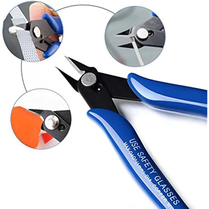 Flush Side Cutter Precision Shear Wire Snips Pliers Tool Diagonal Mini Cutters - HRIDZ