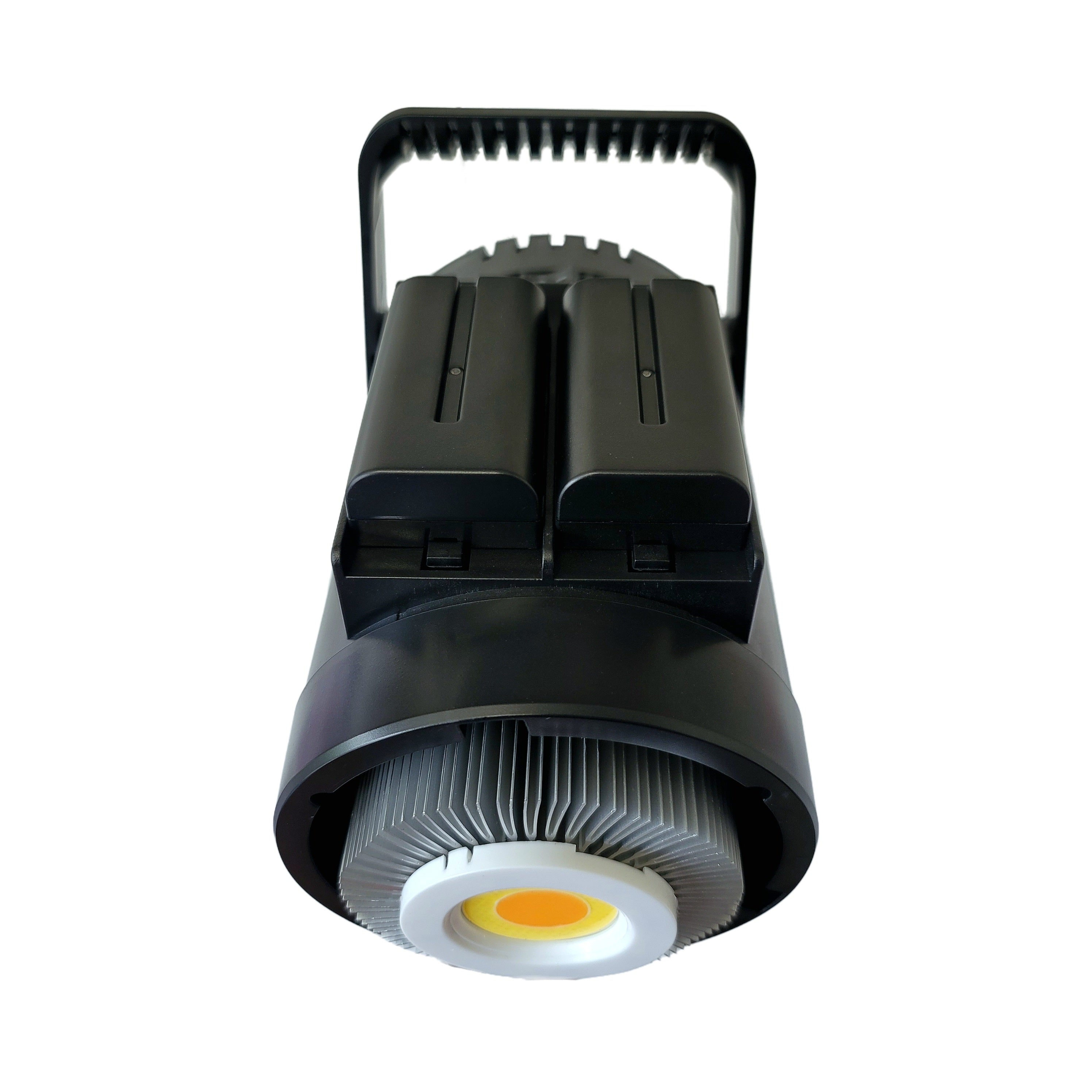 HRIDZ CB-VL100 100W Battery-Operated Bi-Colour Dimmable LED Video Light Professional Outdoor Indoor Cob Light Remote Controlled - HRIDZ