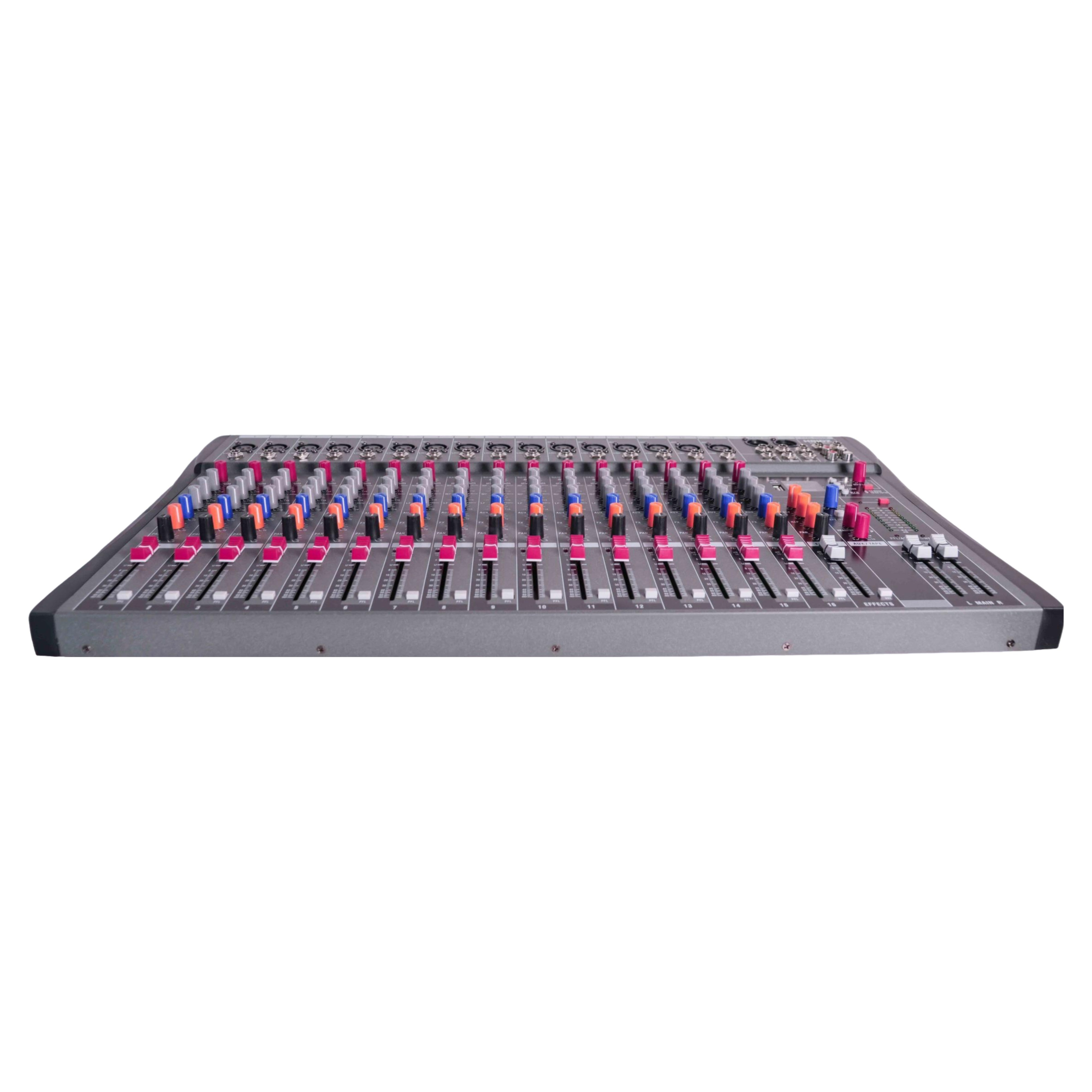 Hridz 16 Channels Audio Sound Mixer Mixing DJ Console USB with 48V Phantom Power - HRIDZ