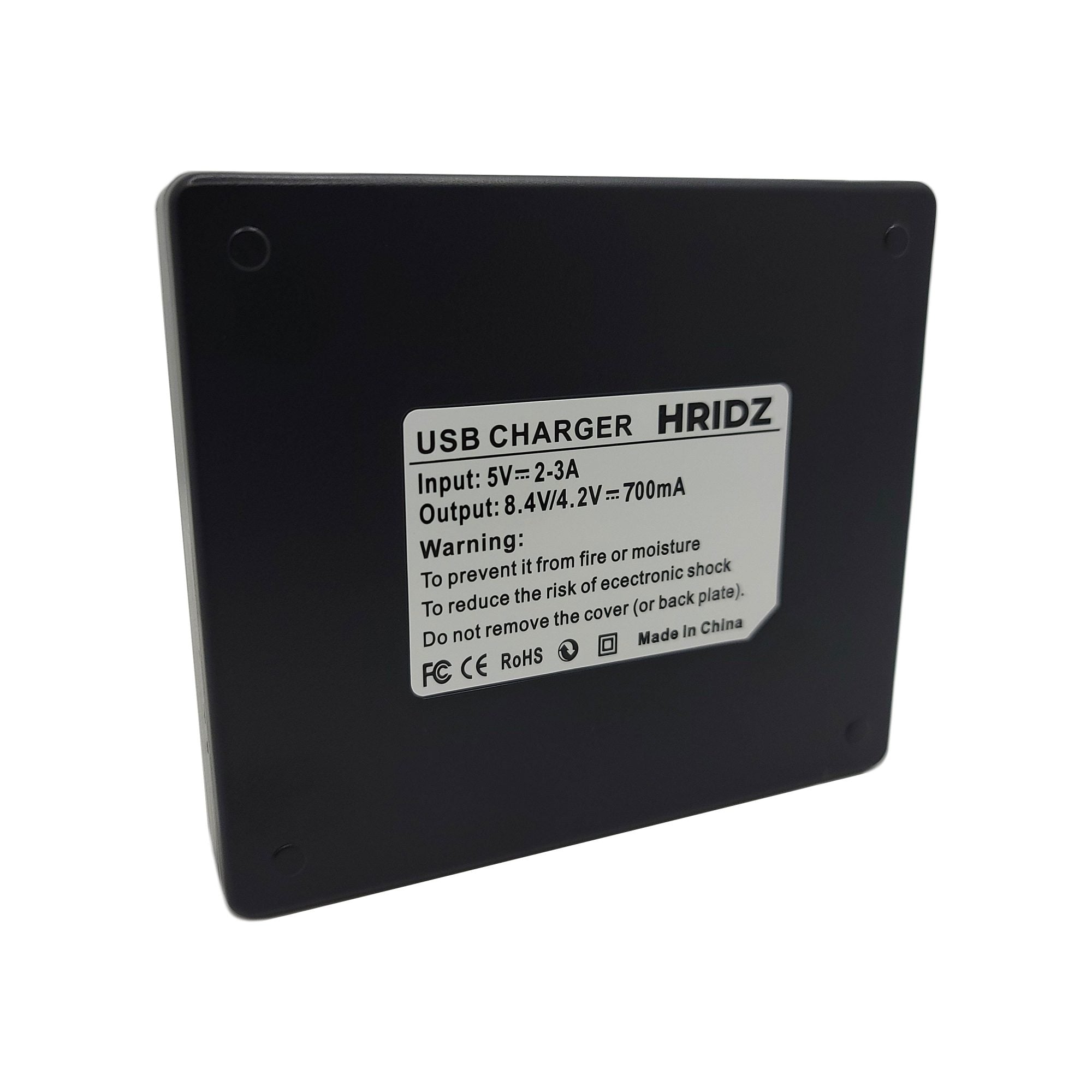 Hridz LP-E12 Dual Smart LCD Charger for Canon EOS M M2 M10 M50 M50ii M100 M200 SL1 SX70 - HRIDZ