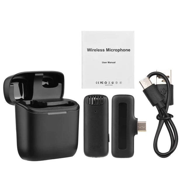 Hridz Professional Audio Wireless Lavalier Microphone Set with In-built noise reduction - HRIDZ