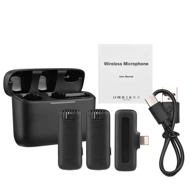 Hridz Professional Audio Wireless Lavalier Microphone Set with In-built noise reduction - HRIDZ