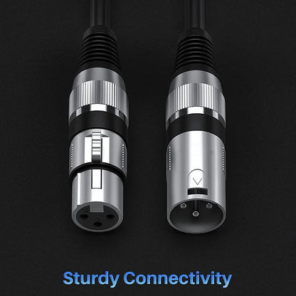 High Quality XLR Cable Male To Female Audio Output to Input for KTV Microphone Hridz - HRIDZ