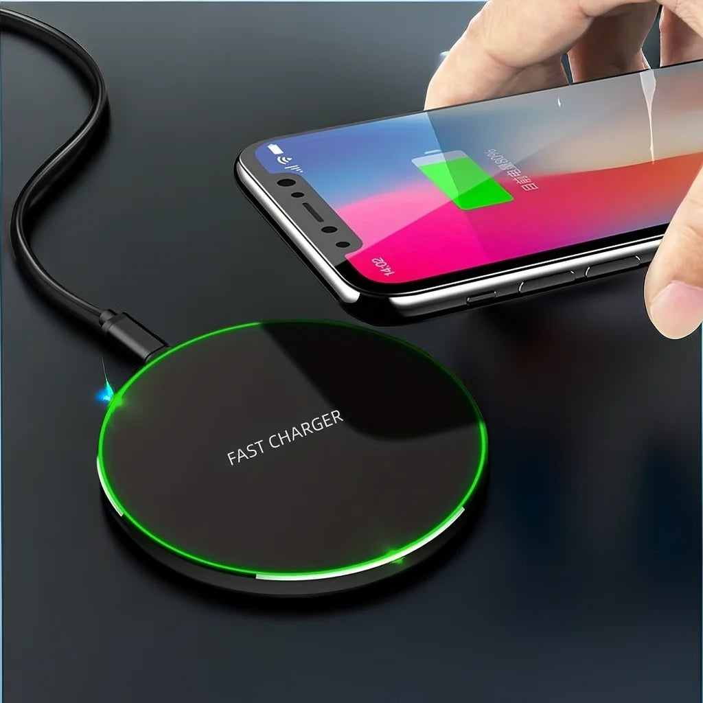 30W Ultra Fast Wireless Charger Slim Pad For Samsung Xiaomi Huawei iPhone Hridz - HRIDZ