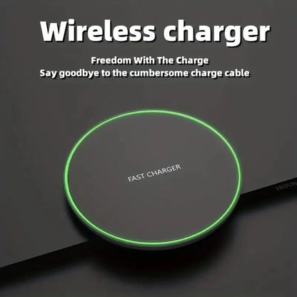 30W Ultra Fast Wireless Charger Slim Pad For Samsung Xiaomi Huawei iPhone Hridz - HRIDZ