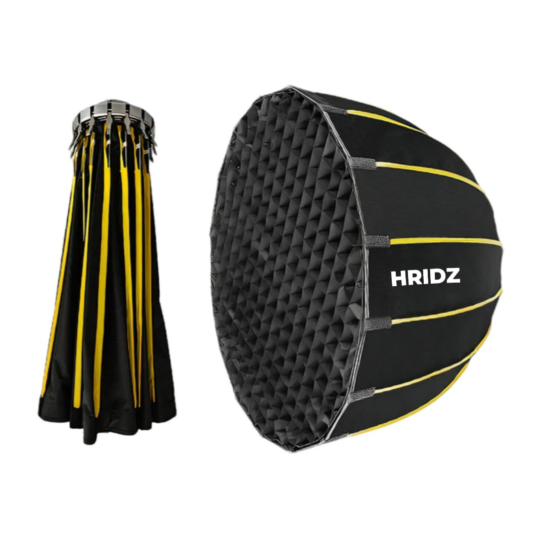 Hridz 90cm Bowens Parabolic Softbox Diffuser with Honeycomb grid For Video Lights BM-H90 - HRIDZ