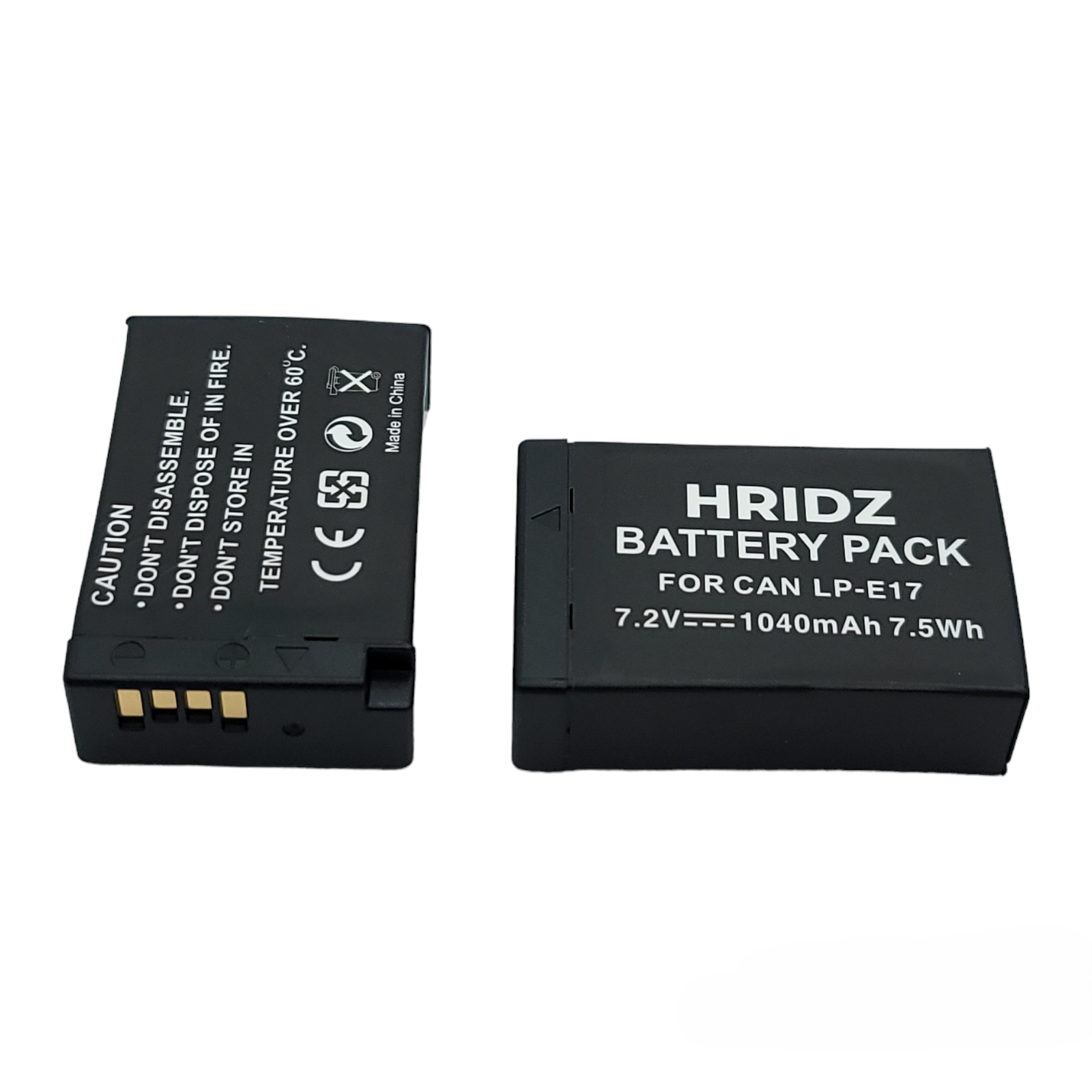 Hridz LP-E17 Battery For Canon EOS M6 200D 200D 77D 750D 760D 8000D - HRIDZ