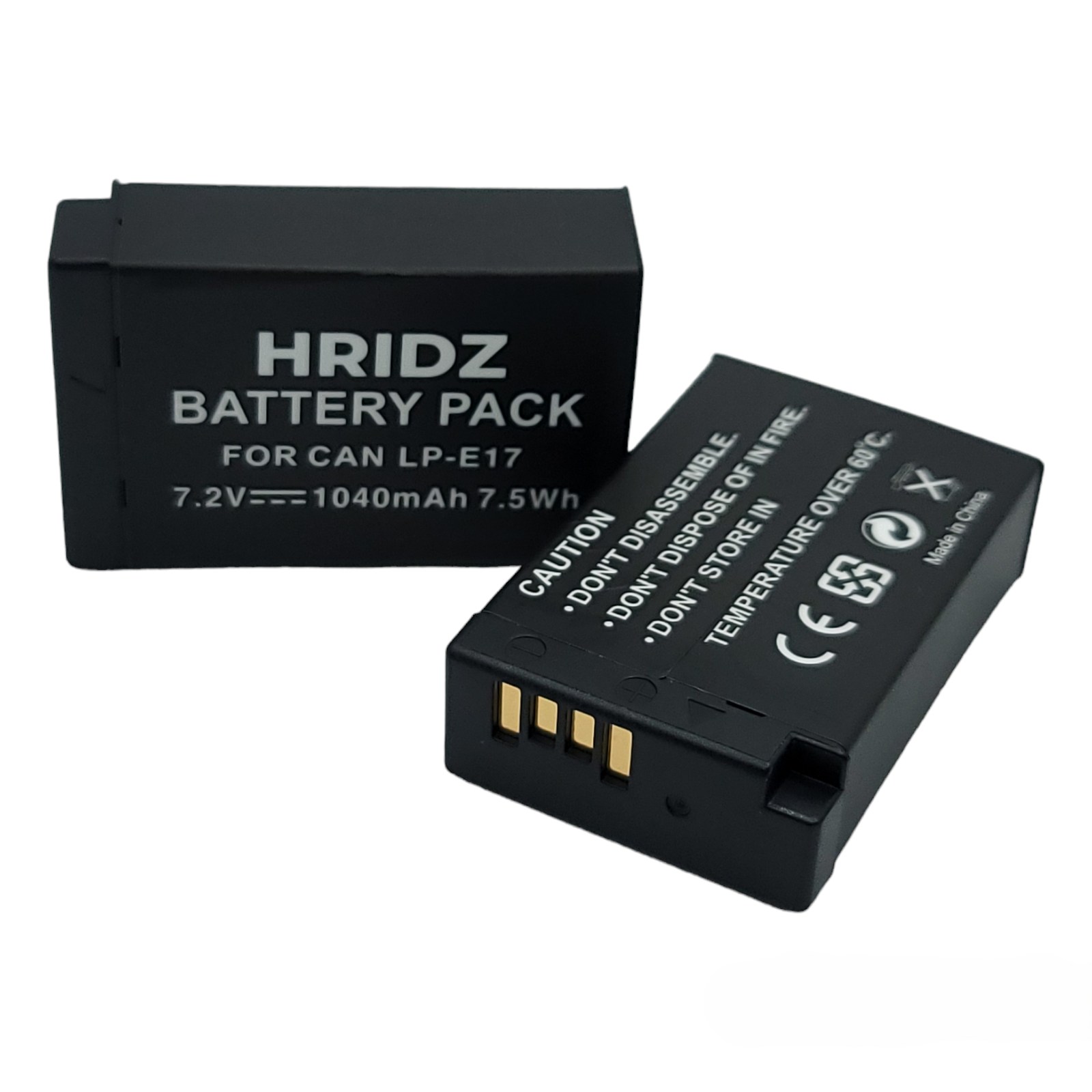 Hridz LP-E17 Battery For Canon EOS M6 200D 200D 77D 750D 760D 8000D - HRIDZ