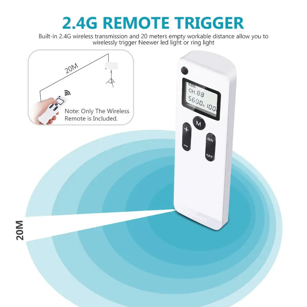 Neewer RT-100 2.4G Wireless Remote for Neewer Advanced 2.4G 480/660 LED Video Light - HRIDZ