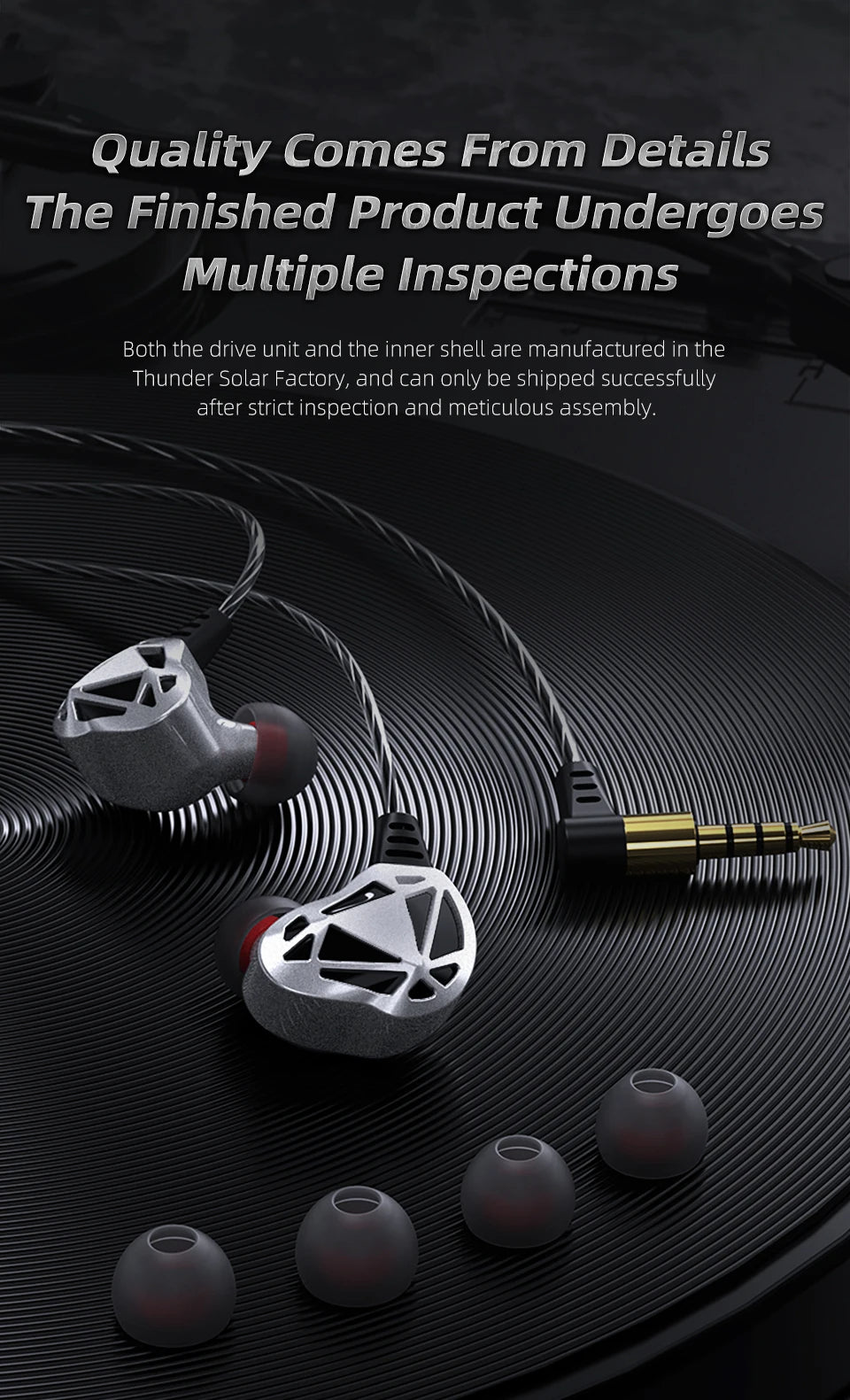 QKZ AK7 Copper Driver Wired Earphones With MIC HiFi Bass Stereo Super Clear Gaming Headset - HRIDZ