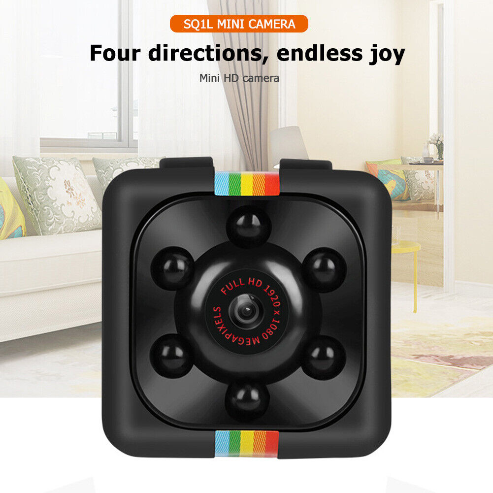 SQ11 Mini Cube Action Camera - Full HD 1080P DVR Aerial Camera Matte Night Vision - HRIDZ