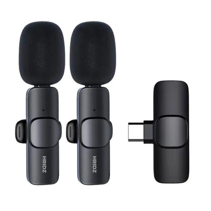 Hridz K9 Wireless Rechargeable Type-C Microphone For Podcast Recording Interview