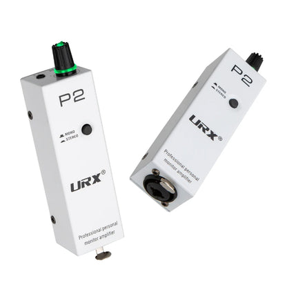 URX P2 Portable Headphone Amplifier, Personal Amplifier with XLR, TRS Input-Black