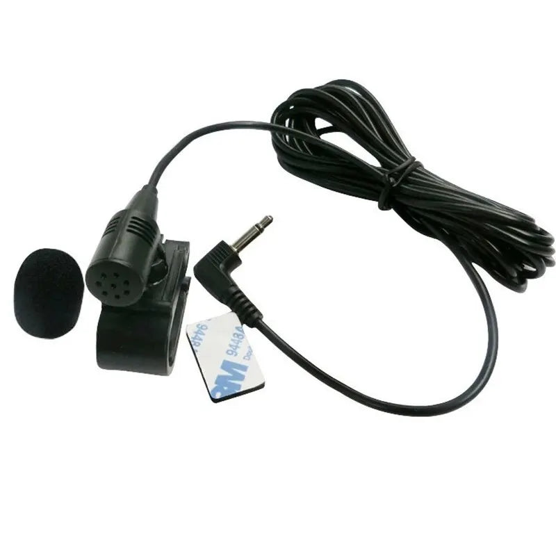 Car Audio Microphone 3.5mm Clip Jack Plug Mic Stereo Mini Wired External Microphone For Auto DVD Radio Professionals - HRIDZ