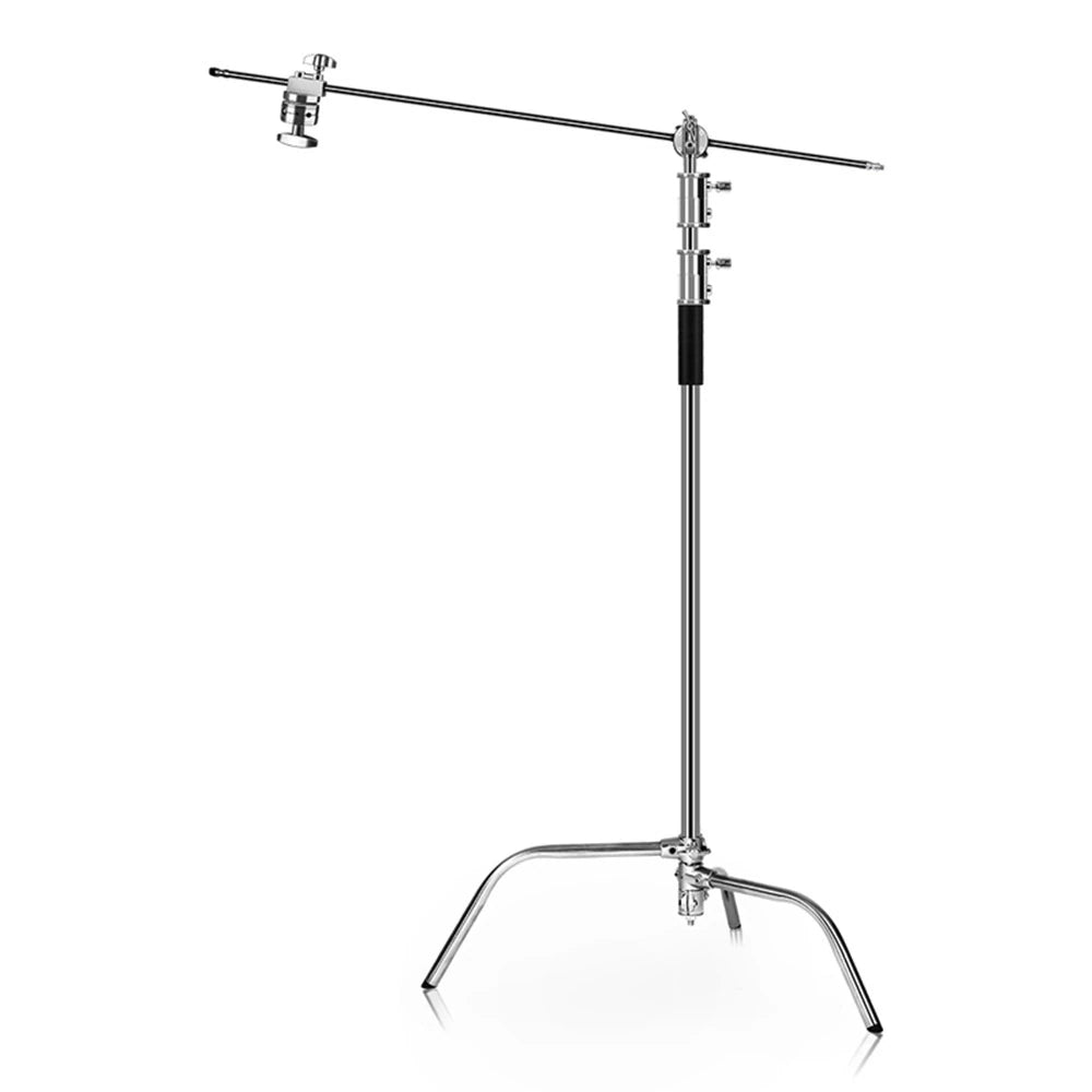 HRIDZ Stainless Steel Heavy Duty C Stand with Boom Arm for Bowen Light Softbox - HRIDZ