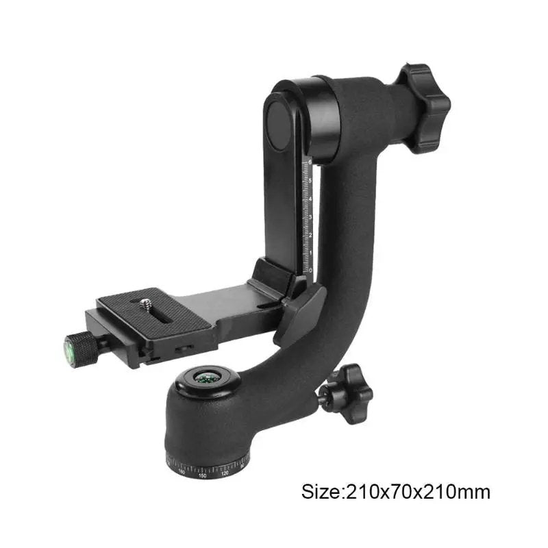 Panoramic Gimbal Clamp Tripod Ball Head ST-360 QR System with Arca-Swiss Standard Quick Release Plate - HRIDZ