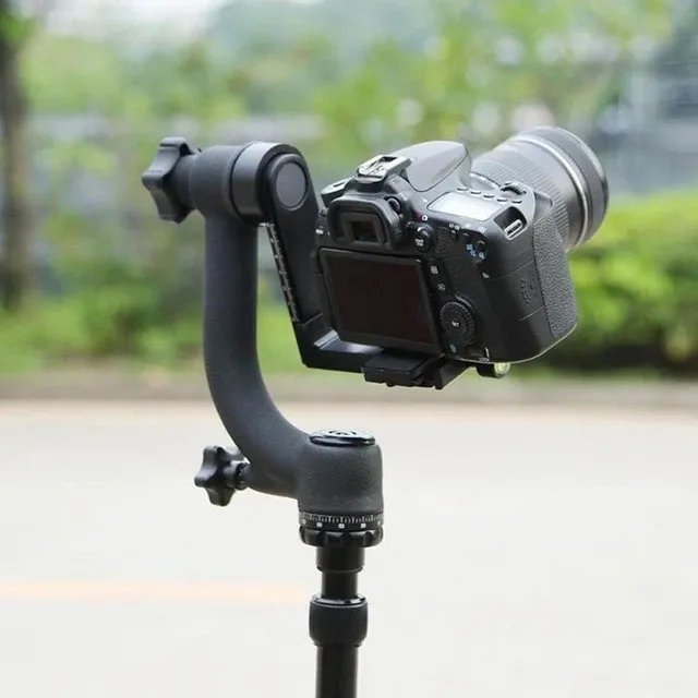 Panoramic Gimbal Clamp Tripod Ball Head ST-360 QR System with Arca-Swiss Standard Quick Release Plate - HRIDZ