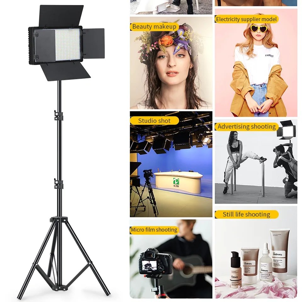 Hridz U800 RGB Video Light Dimmable Wireless LED Lights for Photo Studio Wedding - HRIDZ