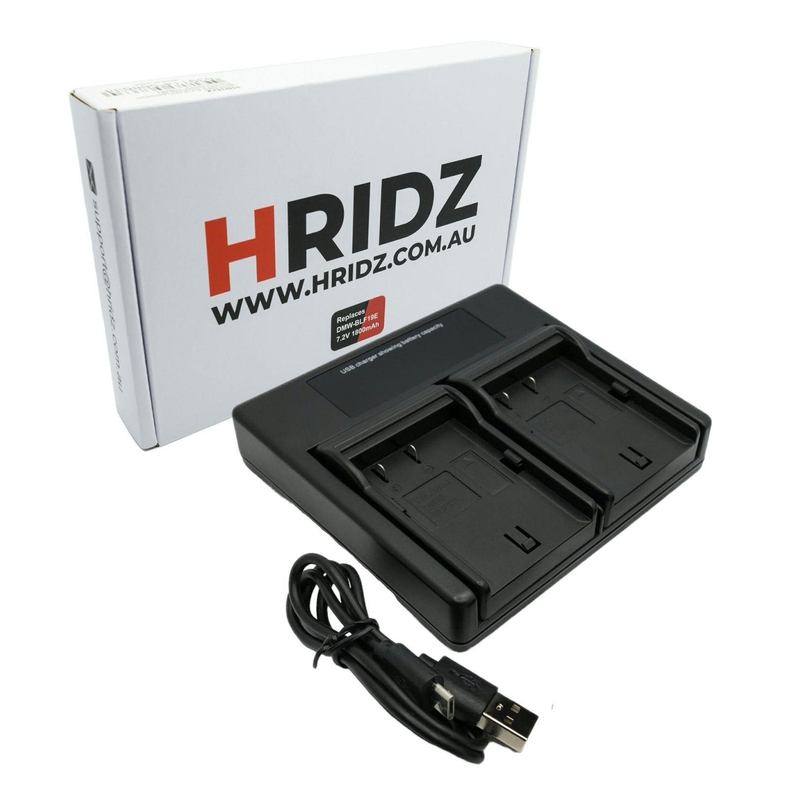 Hridz EN-EL15 Dual Battery Charger for Nikon Z8 Z7 Z6 D780 D500 D600 D750 D810 D850 - HRIDZ