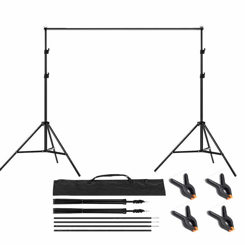 Backdrop Stand Kit 2x3m Adjustable Photography Green Screen Stand Accessories - HRIDZ