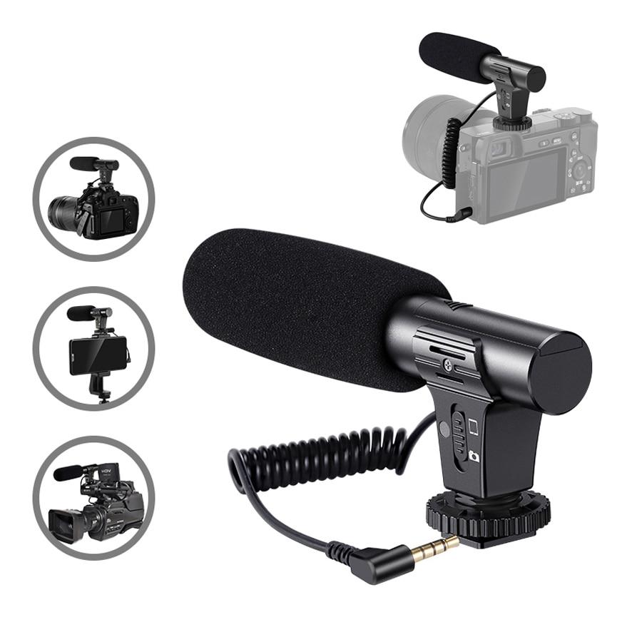 HRIDZ KTG-1 Video Recording Microphone with Spring Cable Plug and Play Mic - HRIDZ