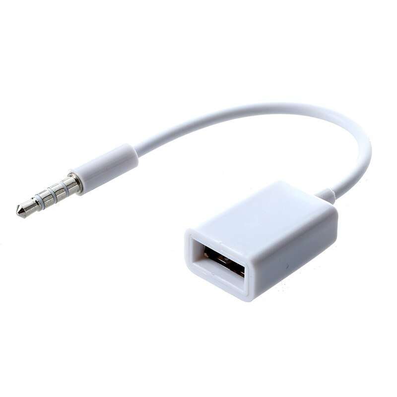 Male Cable Plug AUX Jack 3.5mm Audio to USB 2.0 Female Converter Cord Play MP3 - HRIDZ