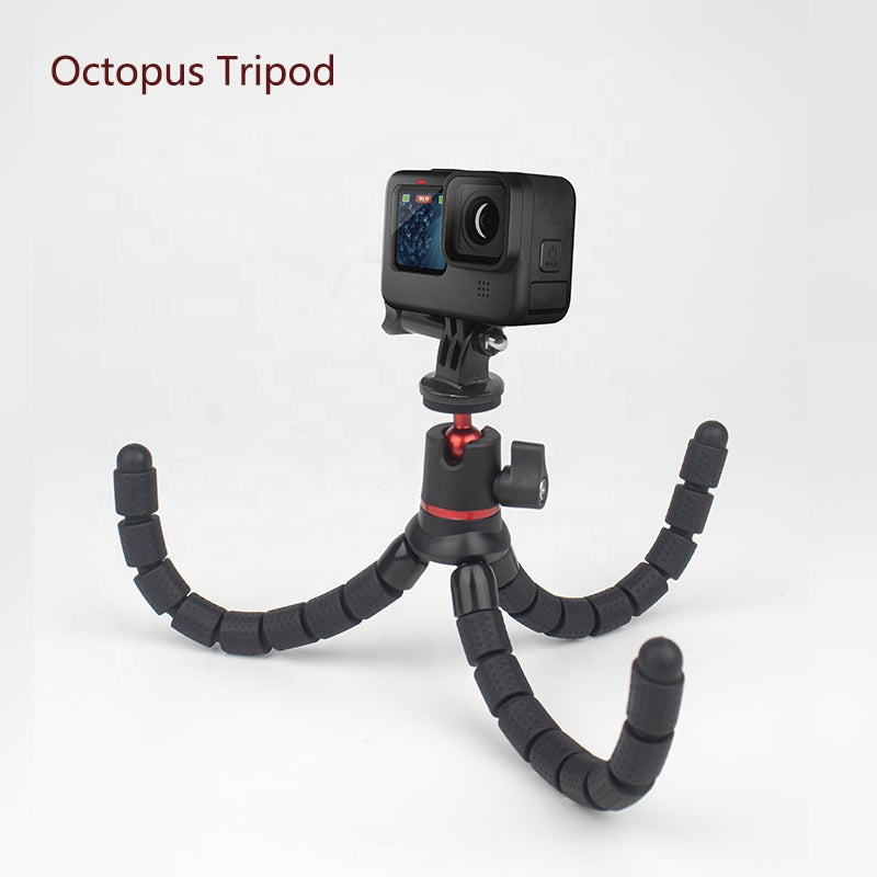 Hridz Flexible Octopus Tripod Portable Outdoor with Ball Head for Camera Phone - HRIDZ