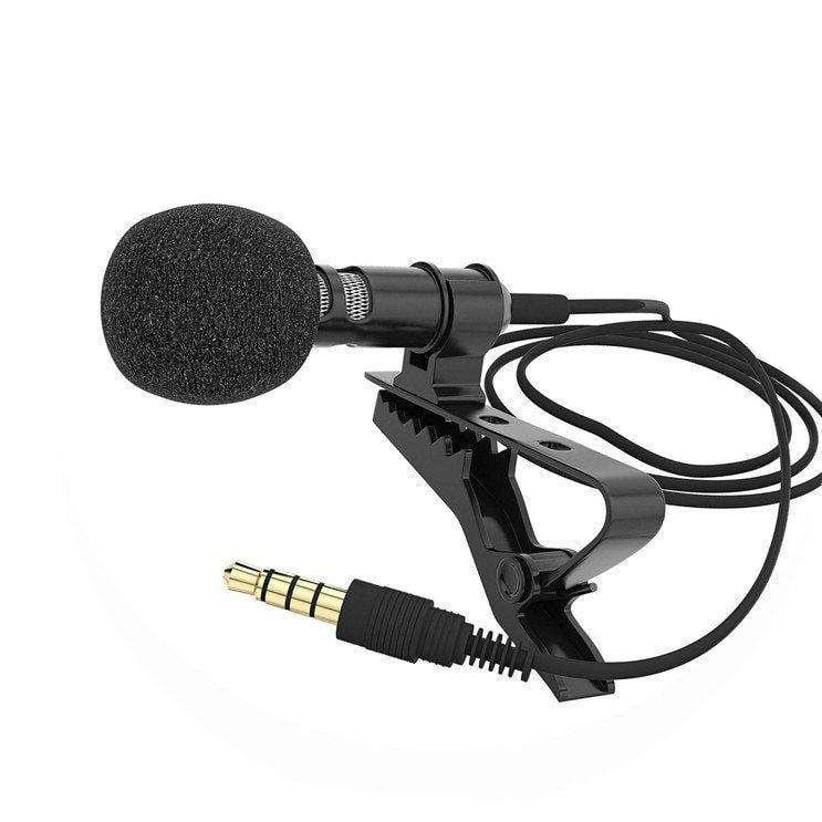 Hridz 3.5mm Clip-on Lapel Lavalier Microphone for Mobile Phone - HRIDZ