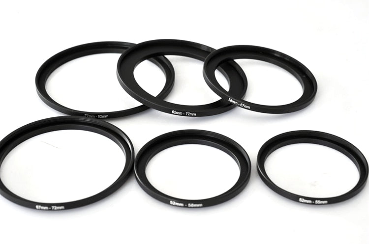 HRIDZ Metal Step Up Rings for Camera Lens Adapter Filters various sizes available - HRIDZ