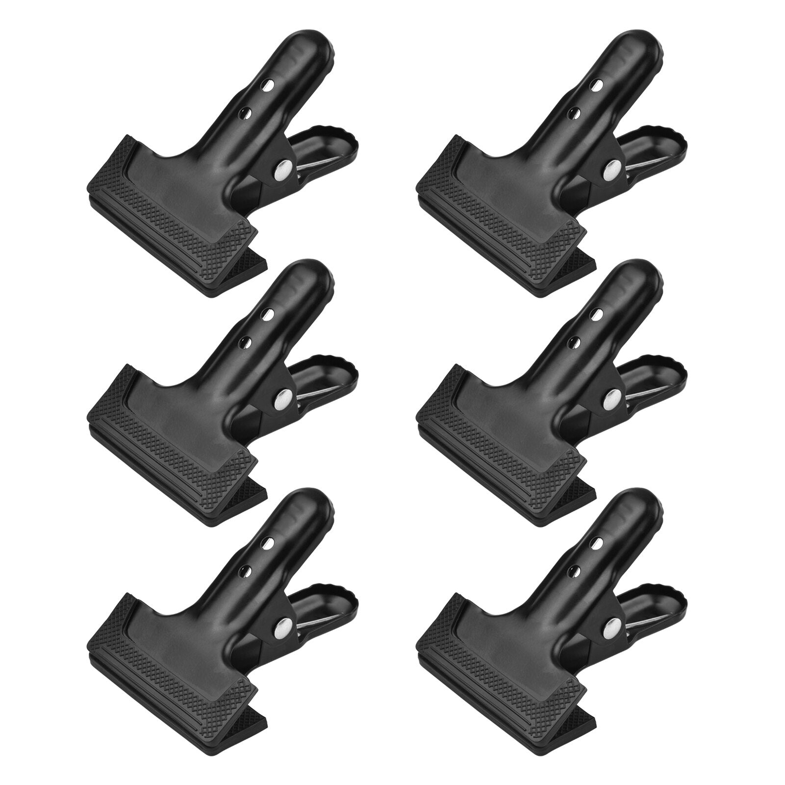 Up to 10Pcs HRIDZ Heavy Duty Spring Metal Clip Photography Backdrop Clamps with Rubber Pad - HRIDZ