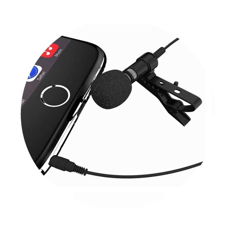 Hridz 3.5mm Clip-on Lapel Lavalier Microphone for Mobile Phone - HRIDZ