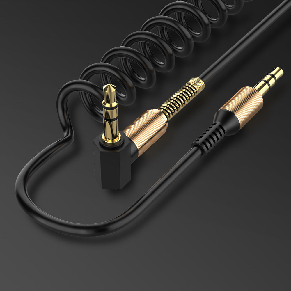 3.5MM 2m Gold Plated Jack AUX Audio Cable Male to Male For Phone Car Speaker MP4 Headphone - HRIDZ