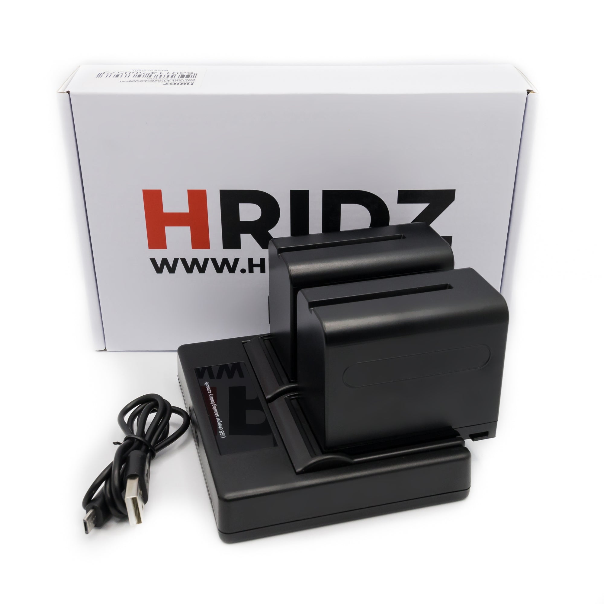 Hridz VL100 Light with NPF970 Battery Pack & 2.8m Heavy duty stand Combo Pack - HRIDZ