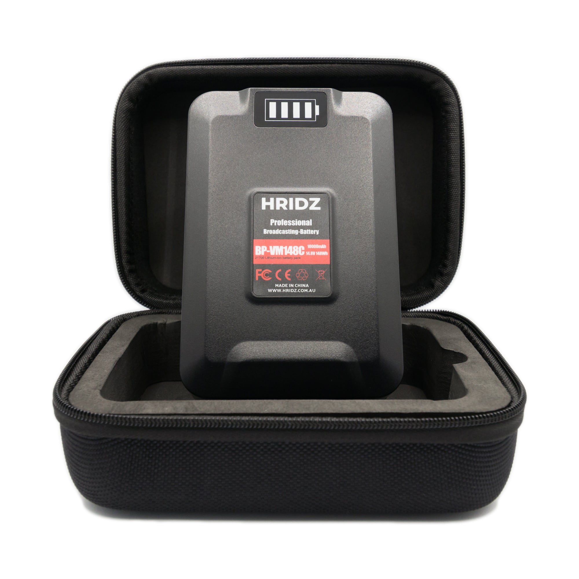 HRIDZ V-Mount V-Lock VM-BP148 Battery – 148Wh 14.8V 10000mAh for Studio Video Production - HRIDZ