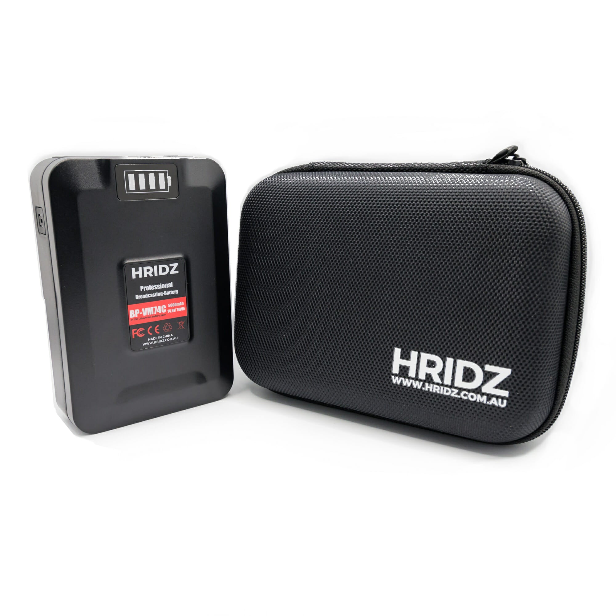 HRIDZ VM-BP74 V Lock V Mount Battery - 74Wh 14.8V 5000mAh Li-ion Battery - HRIDZ