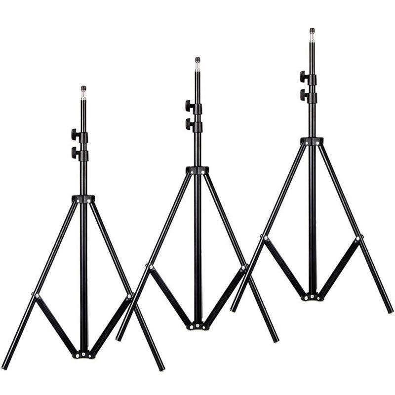 8Pcs 190cm Light Stands with 1/4" Adapter for Photography light - HRIDZ