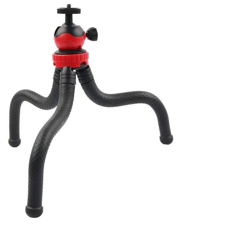 Hridz 360 Degree Flexible Octopus Portable Tripod Heavy Duty Stand with Ball Head for GoPro DSLR Camera - HRIDZ