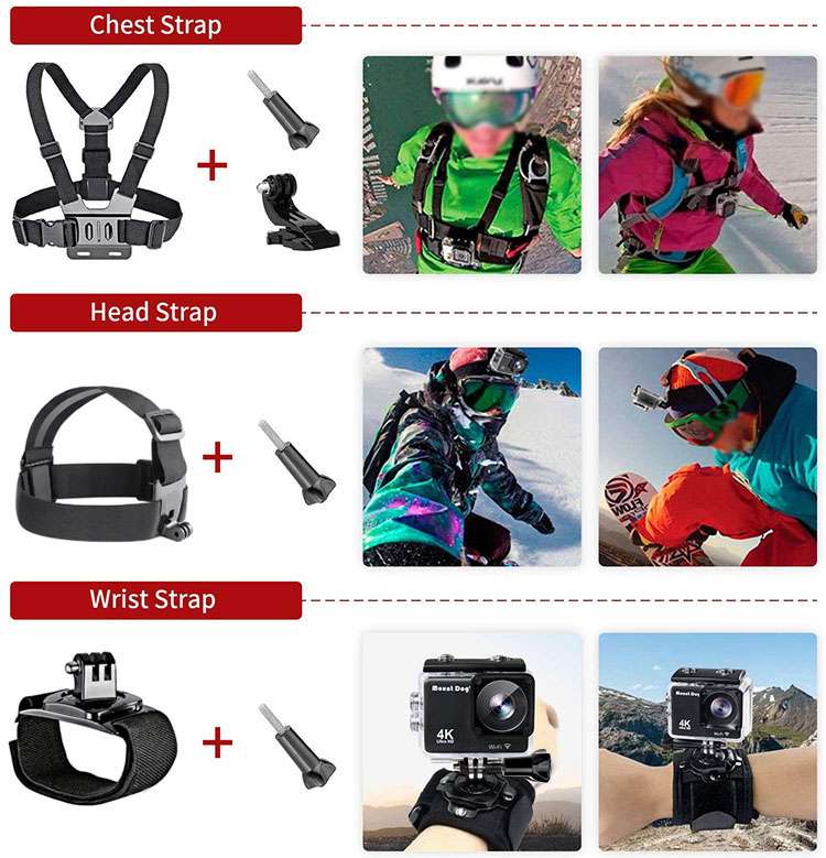 Hridz 58-in-1 Action Camera Accessories Kit for Insta360 GoPro Hero 10 9 8 7 6 5 4 3+ Max - HRIDZ