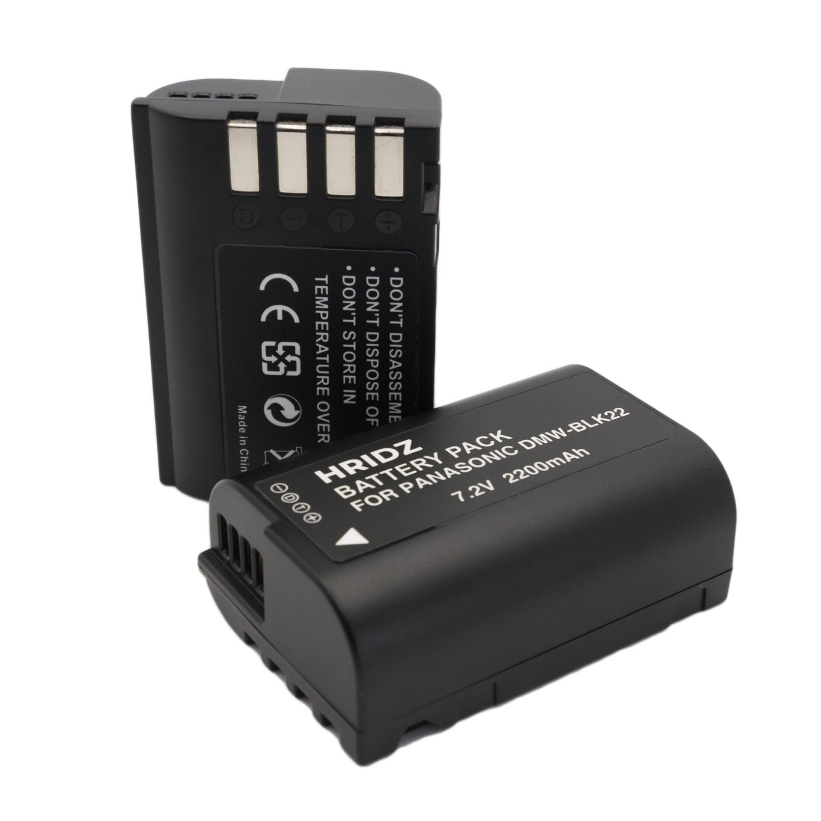 Hridz BLK22 Battery for Panasonic DMW-BLK22 and Panasonic Lumix - HRIDZ