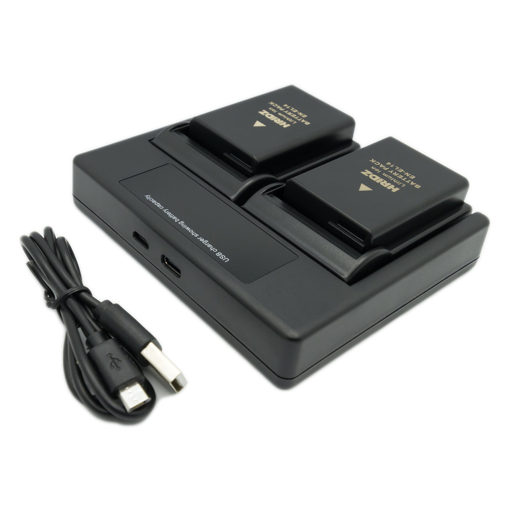 Hridz EN-EL14 Battery & Charger Set replacement for Nikon EN-EL14 Battery - HRIDZ