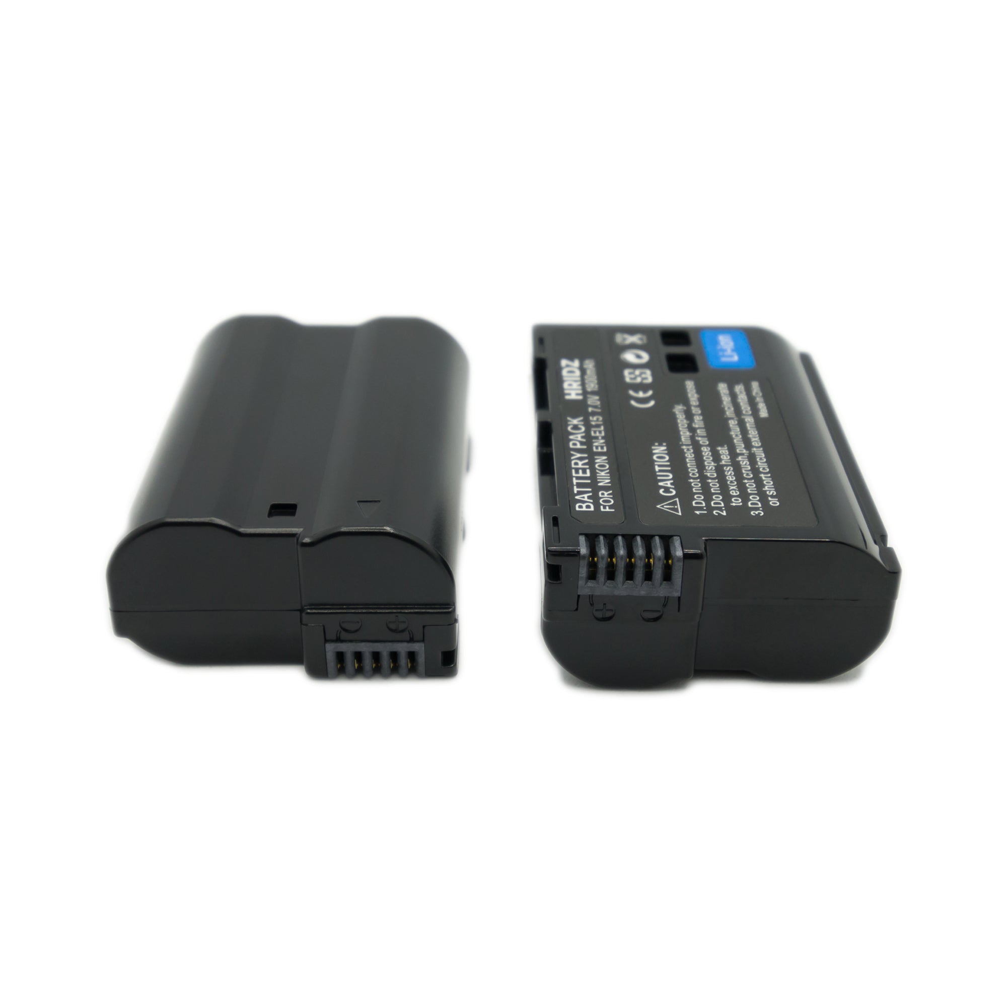 Hridz EN-EL15 Battery Pack for Nikon Z8 Z6 Z7 D780 D500 D600 D610 D750 D800 D810 D850 - HRIDZ