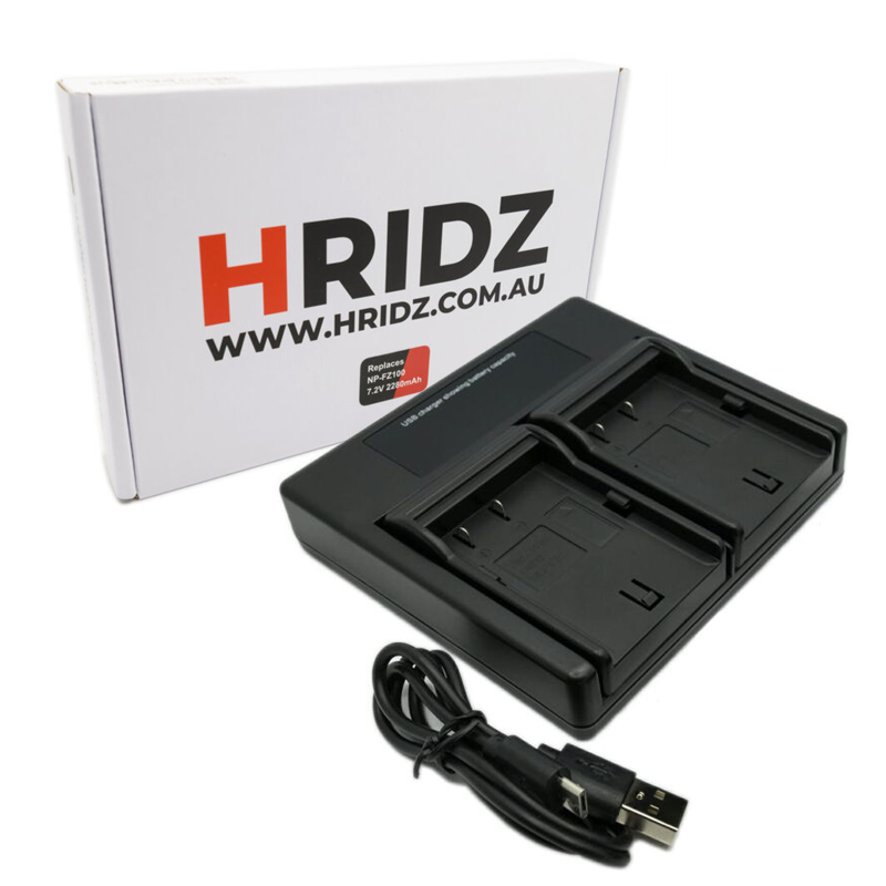 Hridz BLK22 Battery and Dual charger for Panasonic DMW-BLK22 LUMIX DSLR - HRIDZ