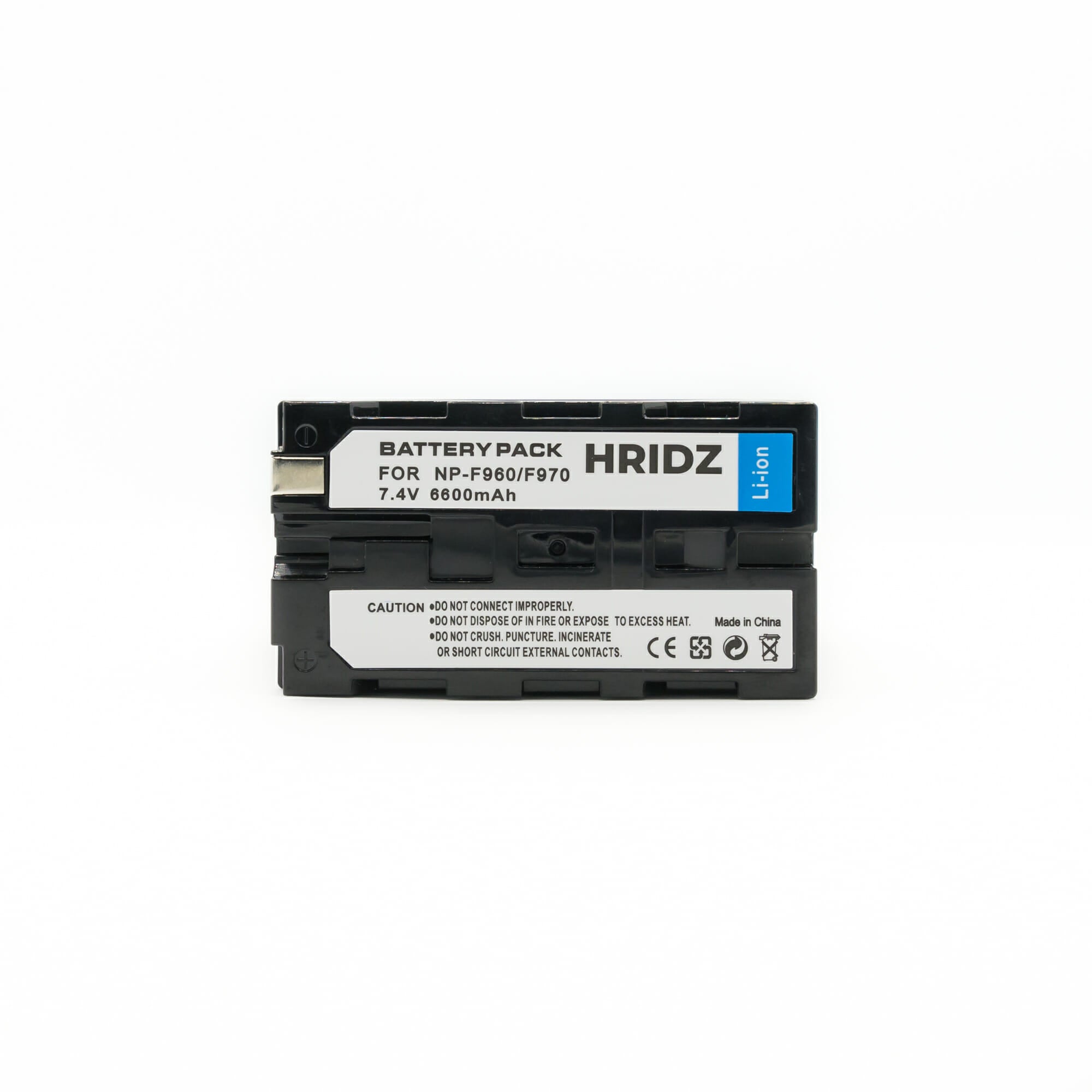 HRIDZ Combo Pack 6600mAh NP-F970 Batteries and Charger set replaces Sony NP-F battery - HRIDZ